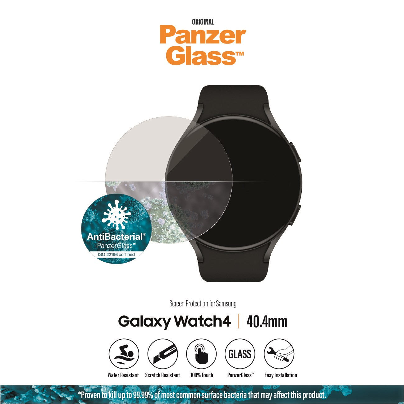 PanzerGlass® Samsung Galaxy Watch 4 40.4mm | Screen Protector Glass